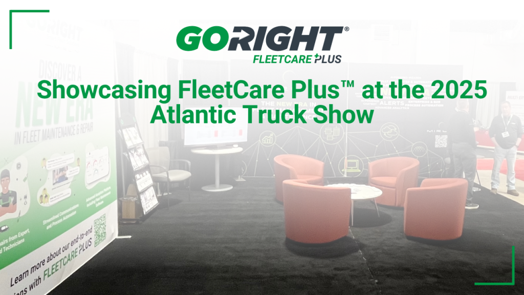 Photo of the GoRight booth at the 2025 Atlantic Truck Show